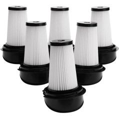 6 Pack Replacement Filter for RH72 X-Pert Easy 160 Replacement HEPA Accessories 8cm x 4cm x 11.8cm