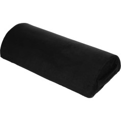 Healvian Knee Pillow Portable Neck Roll Pillow Comfort Neck Roll Pillow Memory Foam Half Moon Sleeping Pillow Black