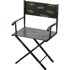 Design Toscano MH01257 Scaled Metal Director's Chair Sculpture