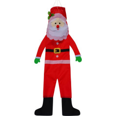 THQZLH 40 Inch Santa Windsock Christmas Windsocks Hanging Santa Outdoor Decorations for Tree