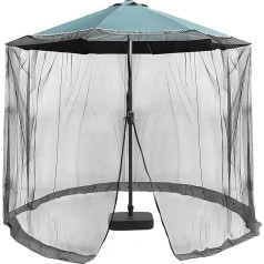 lalago Mosquito Net for Parasols, 335 x 240 cm Umbrella Mosquito Net Patio Umbrella Net, a