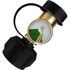 Propan Adapter Mit Sicherem Handrad Und Manometer Anschluss Wetterbeständiges Propan Werkzeug Grillzubehör Für Den Außenbereich