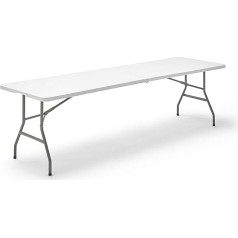 KitGarden Multifunctional Folding Table 240 x 74 x 74 cm White