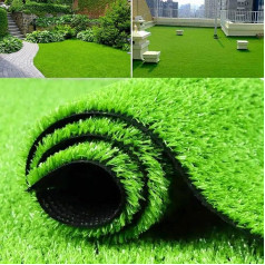 LVBAO Artificial Grass Rug 0.5 Inch Pile Height Outdoor Patio Garden Lawn Balcony Landscape Dog