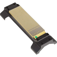 1 x DMT DuoSharp plus Sharpening Stone - Extra-Fine/Fine with Base 20.3 cm / 8 Inches, grey, WM8EF-WB