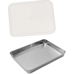 DECHOUS 3St Backformen aus Edelstahl edelstahlgrill küchengeräte family sup kitchen utensils Blechpfannen Nest praktische Backform professionelles Serviertablett Rostfreier Stahl Silver