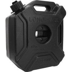 Off Road Backup Tank 5L 1.3 Gallon Petrol Can Fuel Oil Petrol Storage Jars Black Emergency Backup Tank for Car Motorcycle UTV ATV Dirt Bike (With Bracket)