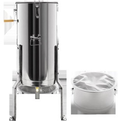 Household Split Filter Integrated Thickened Belt Bracket for Beekeeping Tools for Large Bee Farms Honey Extractor with Thickened Barrel Wall Extractor