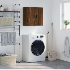 CCCINER Wandschrank Braun Eichen-Optik 60x31x60 cm Holzwerkstoff,Stilvoller Wandschrank mit Stauraum für Organisation und Dekoration im Wohnbereich Aufbewahren & Organisieren, Schließfächer