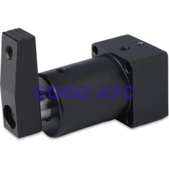 SRC-Zylinder, 90-Grad-Drehklemm-Eck-Presszylinder, SRC25 mm, 32 mm, pneumatischer Drehzylinder, R/L, 90-Grad-Schwung (Farbe: SRC25-90-R)