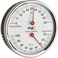 TFA Dostmann TFA Thermometer/Hygrometer 45.2041.42 for a Better Home and Room Temperature