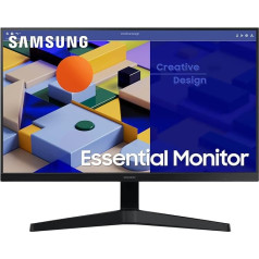 Samsung S31C Essential Monitor S27C314EAU 27 Inch IPS Panel Full HD Resolution Eco Saving Plus AMD FreeSync 5ms Response Time 75Hz Refresh Rate Black