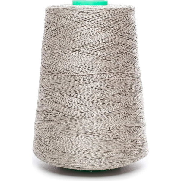 Lusie's Linen Linen Yarn, 100% Linen Yarn, 0.5 kg Flax Thread, for Crocheting, Weaving, Knitting, Embroidery