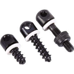 Joyzan Sling Stud, Swivel Screw Bolt Screw Set Quick Release Screw Adapter Studs Base Tool Stud Wooden Post Screw Bolt for Rifles Mounting Kit Loops Two-Legged Sleeves Quick Detach