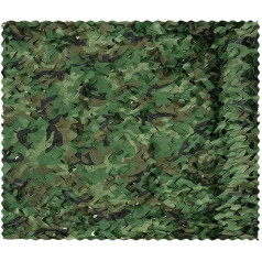 Sensong Camouflage Net Woodland Army Camouflage Net for Decorative Forest Landscape Hunting Privacy Screen Outdoor Camping Garden Various Colours and Sizes
