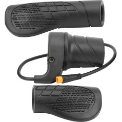 Gas Grip, Throttle Grip Ebike, Electric Bicycle Half Twist Throttle, Electric Bicycle Throttle Grip Mountain Bike Speed Throttle Handle Modified Part Waterproof Connection for Electric