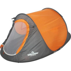 Milestone Camping Pop Up Tent/Portable Carry Bag Included/Double Zip Door