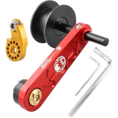 MUQZI Chain Tensioner Single Speed, Bicycle Bike Chain Roller Tensioner with Torque Adjuster Chain Tensioner for MTB