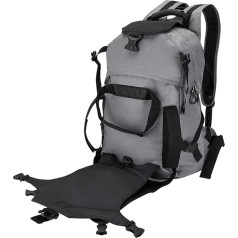 Generico Multi-Purpose Ski Backpack, Large Capacity Snowboard Backpack, Hiking and Ski Sports Bag, Oxford Cloth for Camping, Outdoor Adventures, and Snow Sports Black