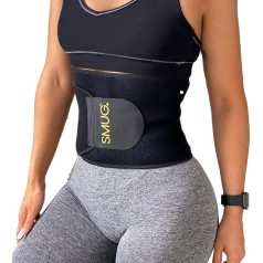 SMUG Fitness Waist Trainer for Women | Slimming Belt Women | Waist Trainer Corset for Women | Sweat Wicking Material | Slimming After Pregnancy | With Phone Holder