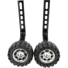 Bicycle Training Bikes 1 Pair Heavy Duty Training Wheels for Children Bicycle Silent Training Wheels Universal Kids Bike Support Small Wheel for 12 14 16 18 20 Inch Training Wheels