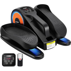 AOODIL Mini Ellipsentrainer, Stepper für Zuhause, Untertisch Elektrischer Crosstrainer, Pedaltrainer mit Fernbedienung, Beintrainer im Sitzen, Tragbare Elliptische Stepper für Senioren und Erwachsene