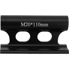 Besttoolifes Bike Fork Mount 110x20mm Aluminum Alloy Car Roof Mount for Standard Front Fork Cars, Trucks, RVs, Boats, Black