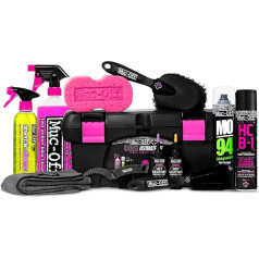 Muc-Off eBike Ultimate Bike Cleaning Kit - Bicycle Cleaning Kit for Electric Bikes - Set Includes Bike Cleaner and Bike Grease Remover