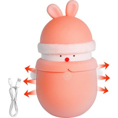 dzqad Rechargeable Hand Warmer, Hand Warmer Power Bank, Snowman Shape Power Bank Warmer, Quick Heating Pocket Heater with Power Bank for Children, Adults and All Ages