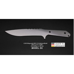 Rohling Knife Model 30 / 280 mm Polished Knife Construction Knife Steel Knife Blade Blade Rohling Hunting Knife