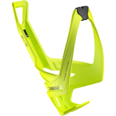 Elite Cannibal Xc Yellow Fluo Bottle Cage, Black Graphic