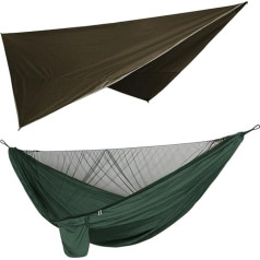 KITANDOVE Mosquito Net Canopy Portable Hammock Outdoor Mosquito Net UV Camping Sun Shelters Waterproof Tents for Camping Swing Outdoor Hammock with Canopy