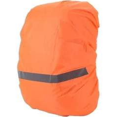 HESHUYAN Regenschutz Rucksack 8-70L Reflective Backpack Rain Cover Outdoor Cycling Hiking Climbing Bag Cover Waterproof Rain Cover for Backpack Rucksack Rucksack Regenschutz(L-Orange)