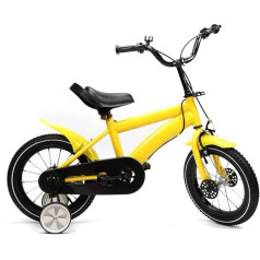 DSYOGX Children's Bicycle, 14 Inch Unisex Children's Bike with Removable Stabilisers Carbon Steel Frame Children's Bicycle Boys Girls Bicycles for Children from 3-6 Years