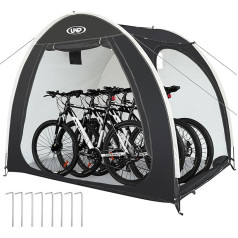 UNP Fahrradaufbewahrungszelt, tragbares Outdoor-Fahrradaufbewahrungszelt mit 210D Oxford dickem PU4000 wasserdicht für 1/2/3/4 Fahrräder, Fahrradabdeckungen, Lagerschuppenzelt für Fahrräder,