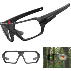 HUNTERSKY HTS Q37 Tactical Shooting Goggles for Men Anti Fog Protection