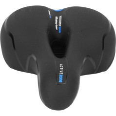 Bicycle Seat, Compressed Mountain Bike Saddle with High Density Good Elastic Comfortable Bicycle Seat for Women Men Cushion Cycling Equipment (188 Black Blue)