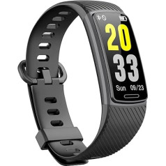 Soundfuse Fitness Tracker for Men and Women, Activity Tracker with 14 Sports Modes, Heart Rate and Sleep Monitor, Pedometer, IP68 Waterproof Fitness Watch for Sports, Running Training