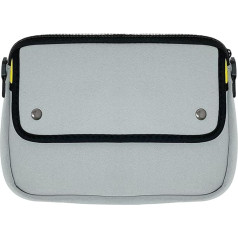 allydrew Waterproof Bicycle Handlebar Bag Storage Bag for Tools and Accessories - Grey/Yellow, One Size