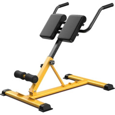 Hyperextension Roman Chair Adjustable Leg Press Foldable Exercise Equipment Back Extension Bench for Abdominal Workout in Home Gym