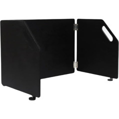 Ronyme Camping Stove Windshield, Outdoor Windshield, Portable Foldable Stove Windshield for Backpacking, Barbecue, Camping, BBQ