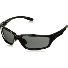 Crossfire 241 Infinity Crystal Black Frame Safety Sunglasses with Smoke Lenses by Crossfire