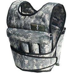CROSS101 Camo Weighted Vest Without Shoulder Pad