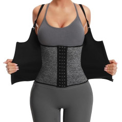 JBT Taillentrainer für Damen, Saunaanzug, Taillentrimmer, Bauchkontrolle, Saunaanzug, Schweißgürtel, Schweißformer