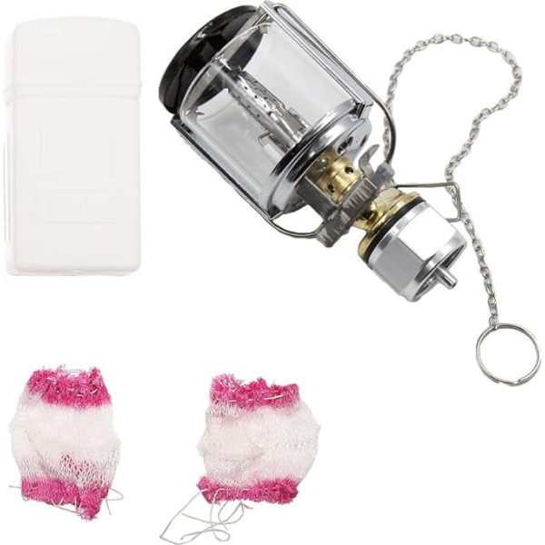 BESPORTBLE Torch Gas Powered Light 1 Set Camping Lamp Gas Powered Light with Light Cover Box Camping Lighting Tool