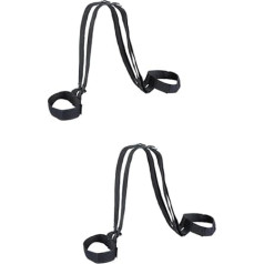 VANZACK Pack of 2 Skateboard Shoulder Strap Outdoor Snowboard Strap Longboard Carrier Ski Strap Ski Strap Snowboard Portable Longboard Strap Protective Snowboard Strap Polyester