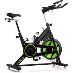 Zipro Heimtrainer Fahrrad Holo 2, Ergometer Fitnessbikes, mechanischer Fahrradtrainer, Ergometer Fahrrad bis 130kg, Indoor Bike, Trainingsfahrrad für zuhause, Fahrradergometer Batteriebetrieben