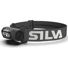 Silva Explore Battery-Operated Headlamp, 4-400 Lumens, 3 Brightness Levels & 3 LED Colours, Red Light, Helmet Lamp, Fire Brigade Headlamp, Bicycle Headlamp, Outdoor Headlamp, Sports