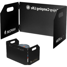 Wind Protection for Camping Stove | Portable Outdoor Wind Blocker, Windscreen for Camping Burner, Picnic Stove, Windscreen for Stove, Camping, Backpacking, Picnic Puzzlegame