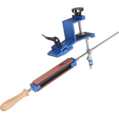 Knife Sharpening Set, Fixed Angle Knife Sharpening Set with 4 Sharpening Stones and 4 Diamond Sharpening Stones